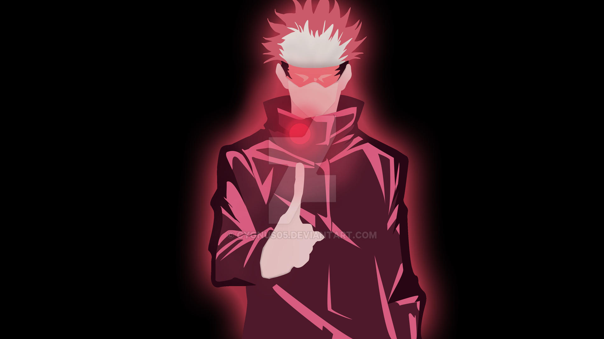 Gojo Using Red Gojo Satoru RED by Cygnus05 on DeviantArt