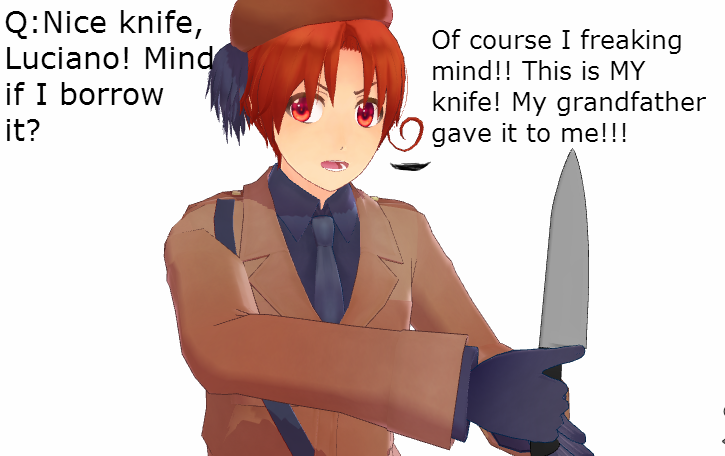 Question 32- My knife!!