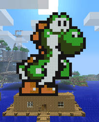 Yoshi in minecraft