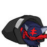 Litten in Shinjiro's hat