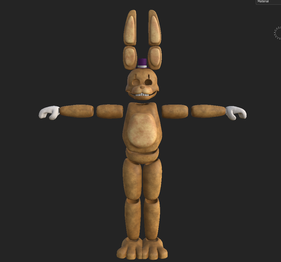 Fnaf Tapes Rabbit the bunny (fnaf wip)11 texturing by specterrrev on DeviantArt