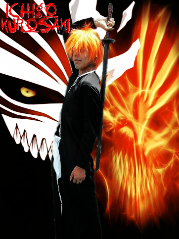 Ichigo Kurosaki-Hollow Uchiha Cosplay