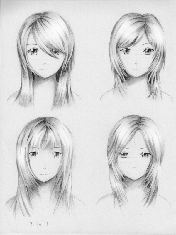 Female hairstyle practice 3