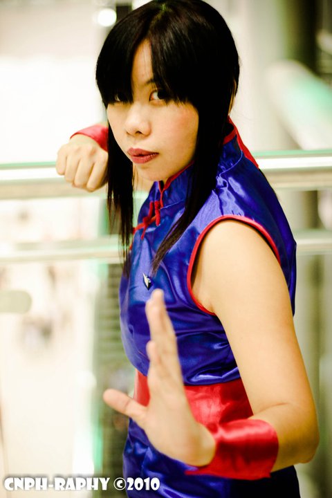 chi-chi of dragonball cosplay