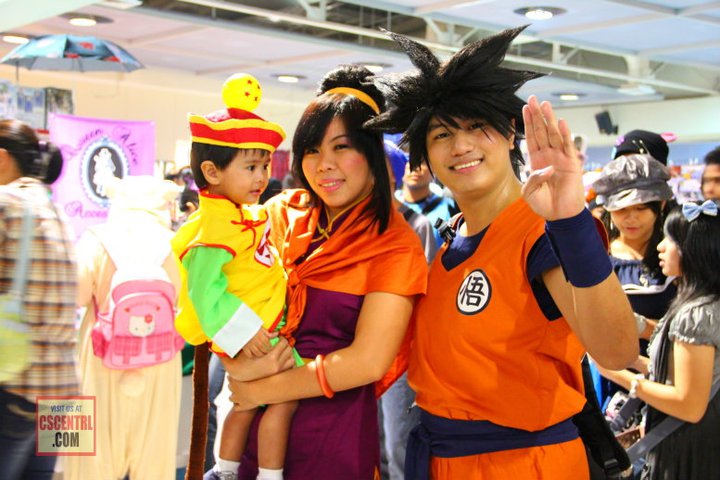 Goku gohan and chichi cosplay