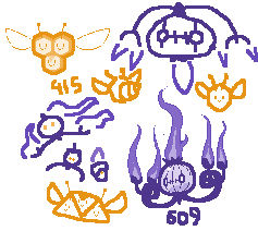 Day 298 - Combee and Chandelure