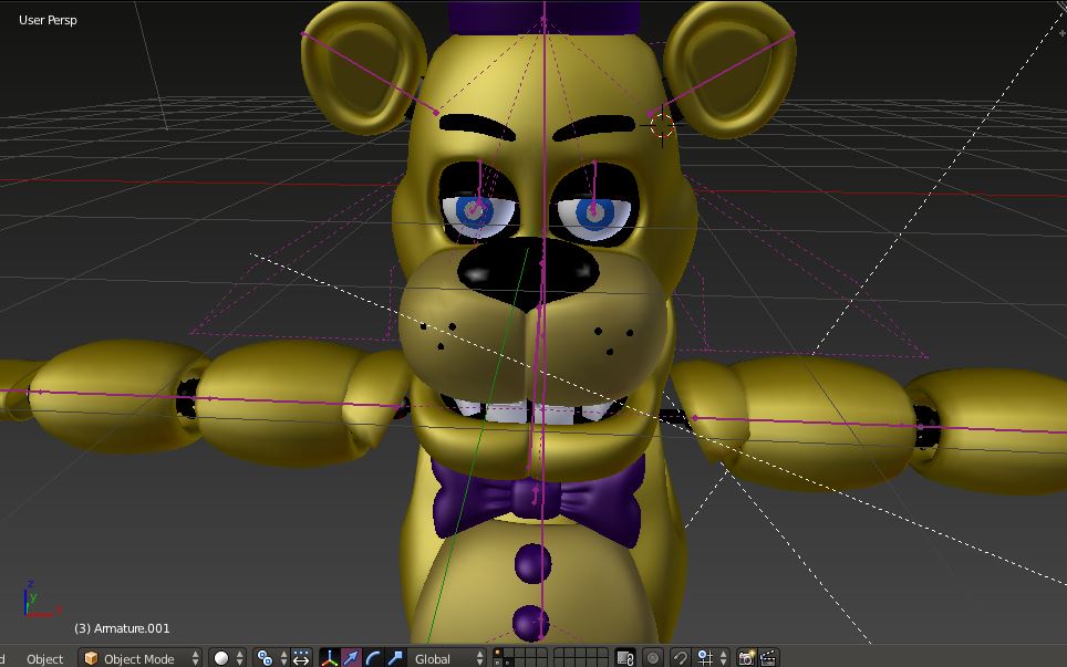 Fredbear V1.5 Release! (Blender 3.0) READ DESC by FredBoi997 on