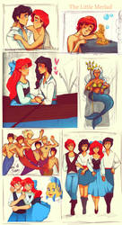 Genderbent - The Little Mermaid :D by Demachic