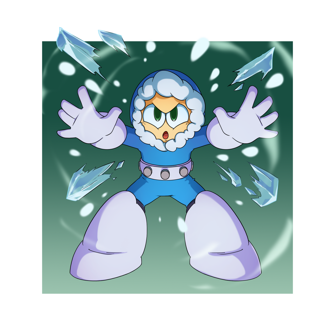 Red Ice Man iCE MAN MEGAMAN 1 by matiasman20 on DeviantArt