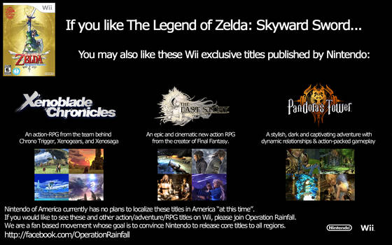 If you like Skyward Sword