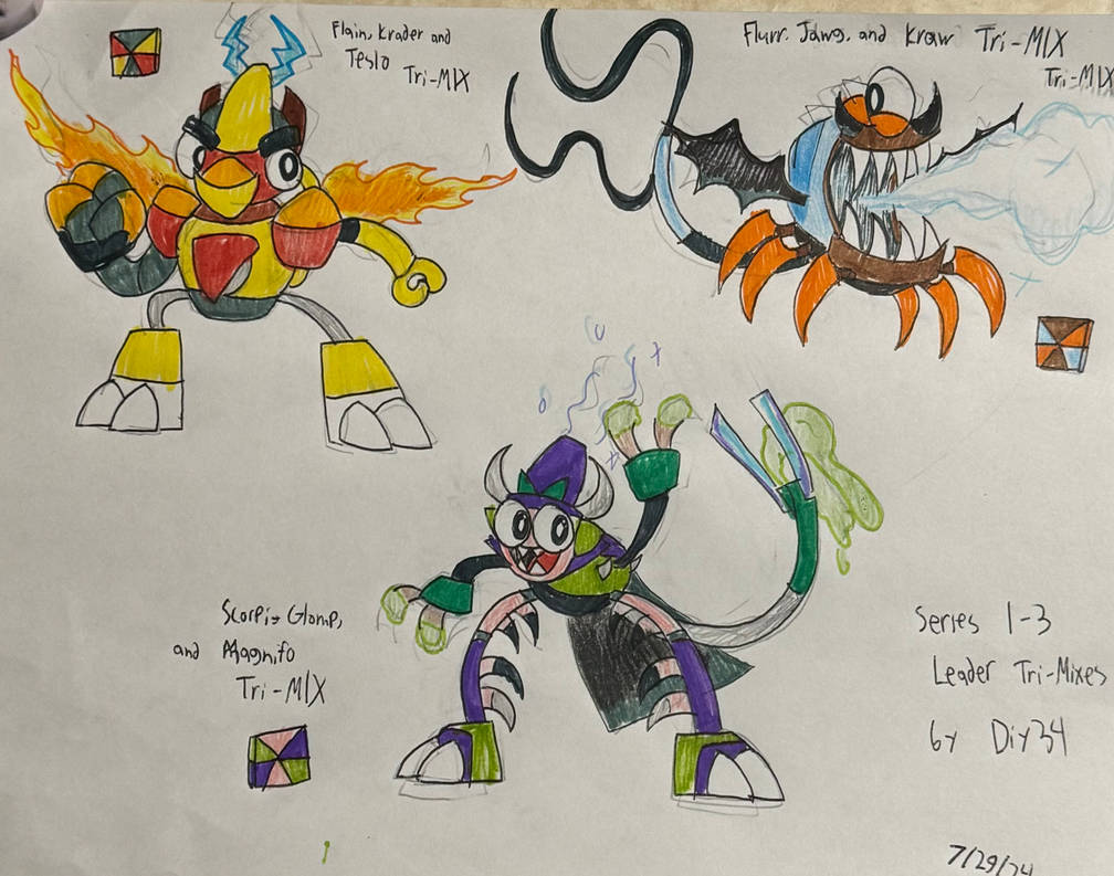 Series 1-3 Leader Tri-Mixes by Wook-Naut on DeviantArt