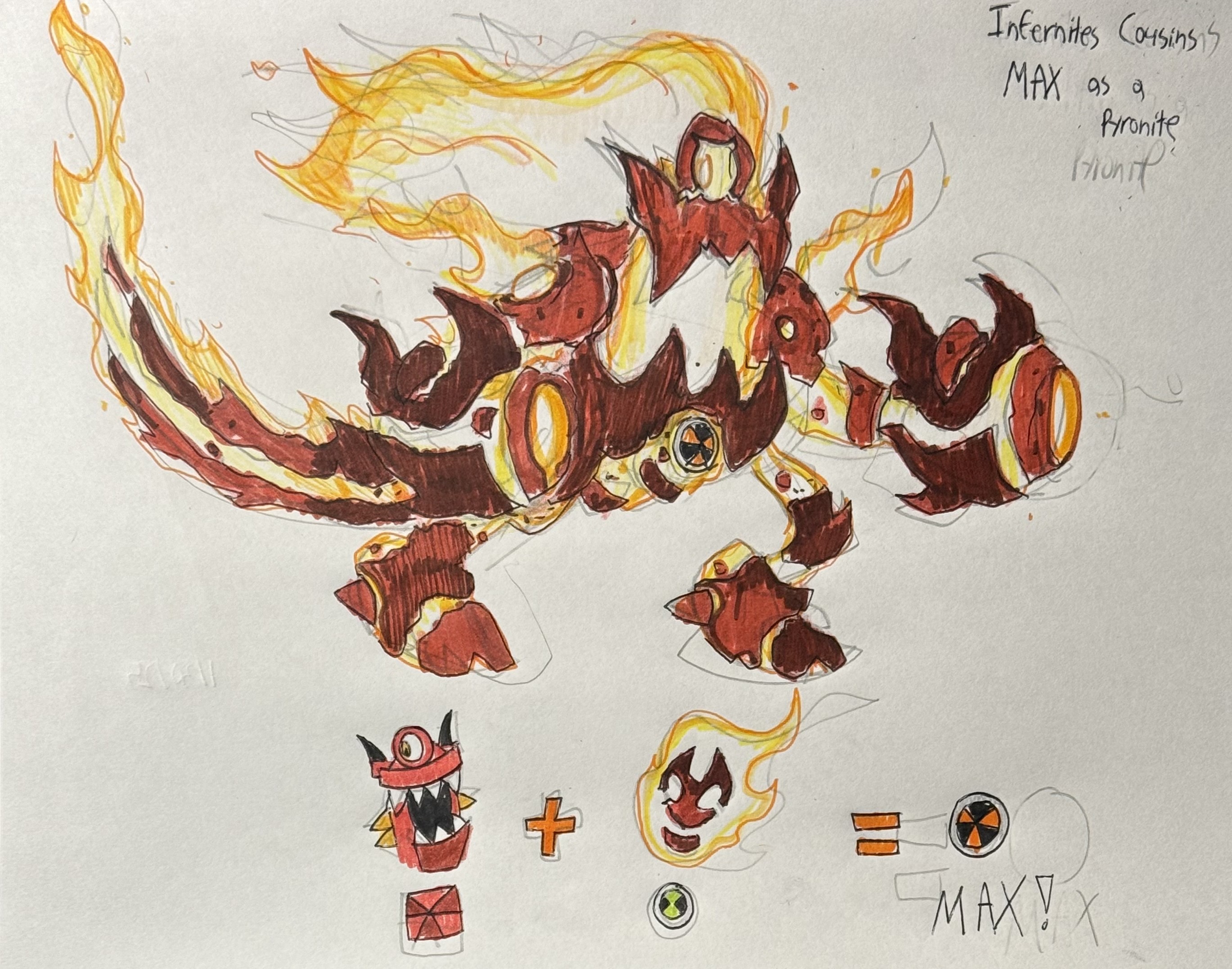 Infernite Inflation Infernites Cousins Max as Pyronites/Heatblast by Wook-Naut on DeviantArt