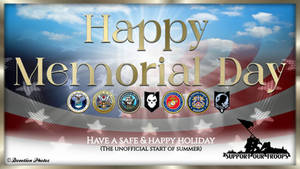 Happy and Safe Memorial Day design (1 of 3)
