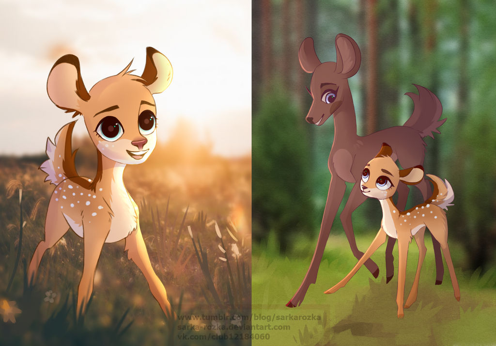 Bambi by Sarka-Rozka on DeviantArt.