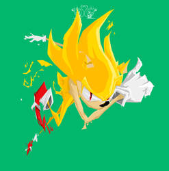 Angry Super Sonic