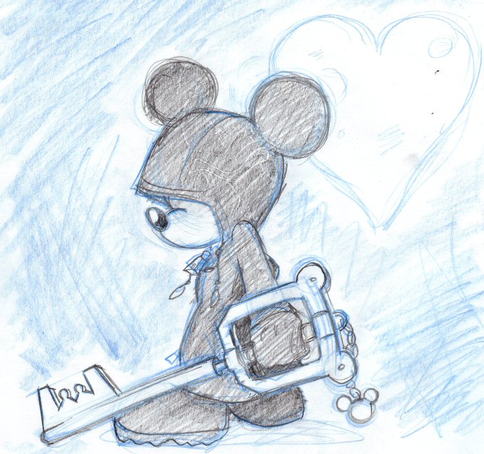 King Mickey sketch