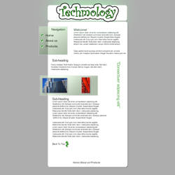 'Techmology' Web Template