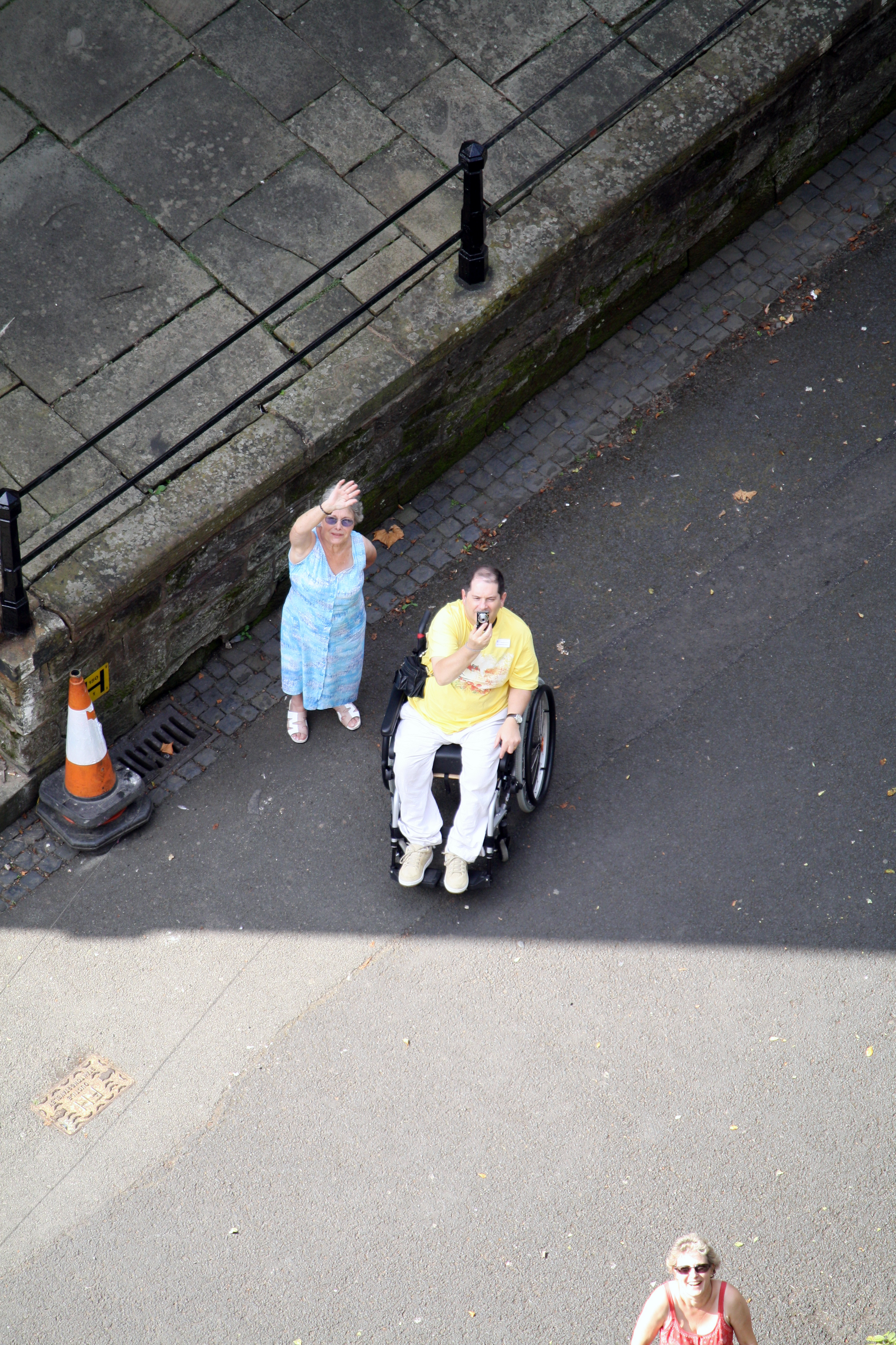 My Dad And Grandma From 62 Metres Up