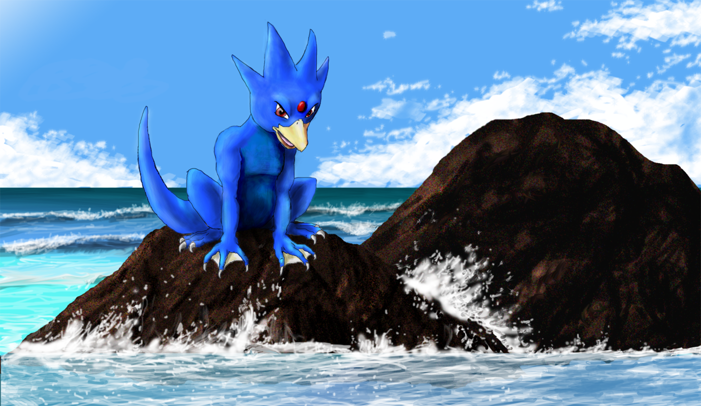 Sitting Golduck