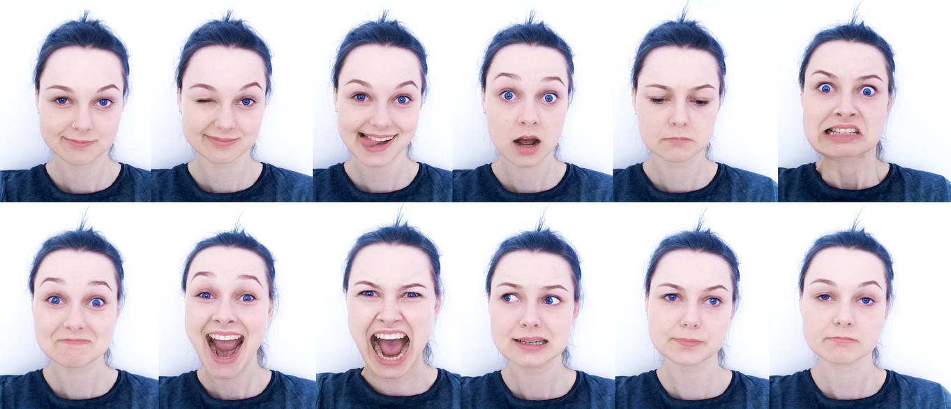FACE expression sheet II by Miko-Noire on DeviantArt