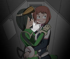 Ochako x Tsuyu (commission)