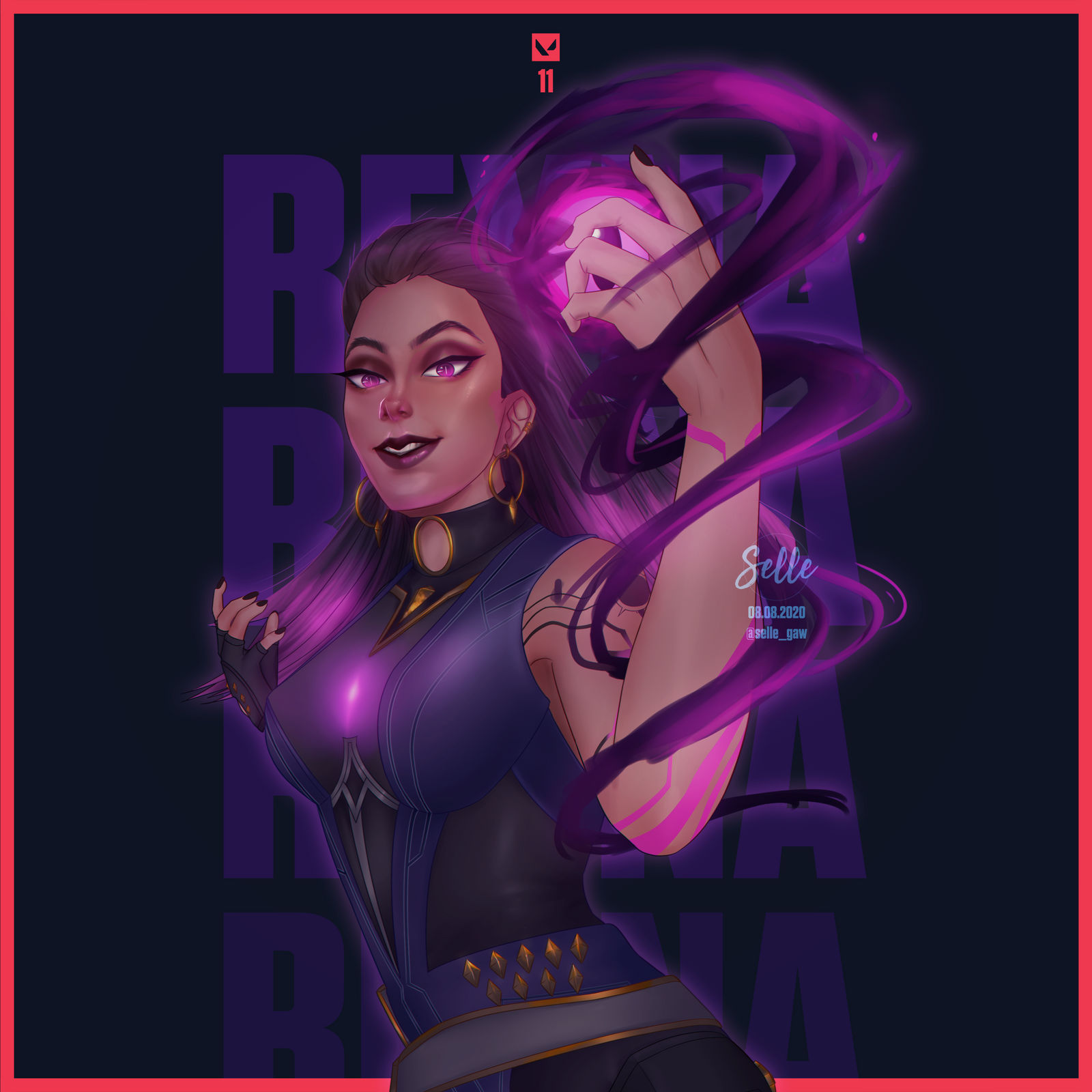 REYNA VALORANT (FAN ART) by remiNISE123 on DeviantArt