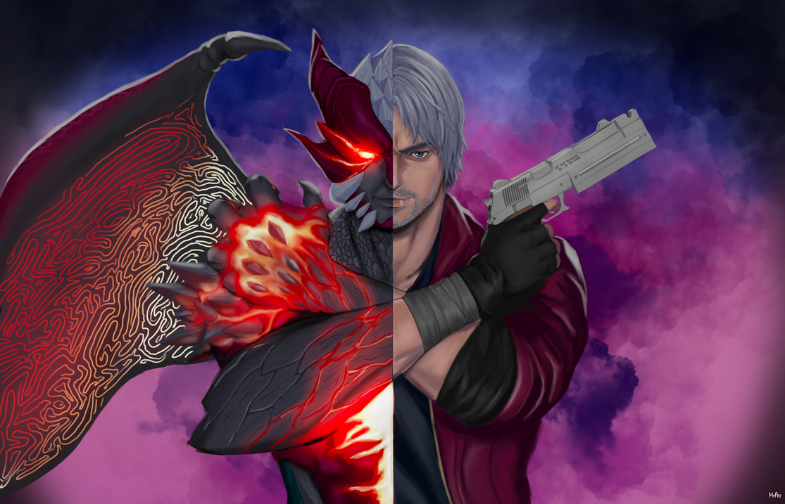 Devil May Cry 5 Dante Devil Trigger Render by Abyss1 on DeviantArt