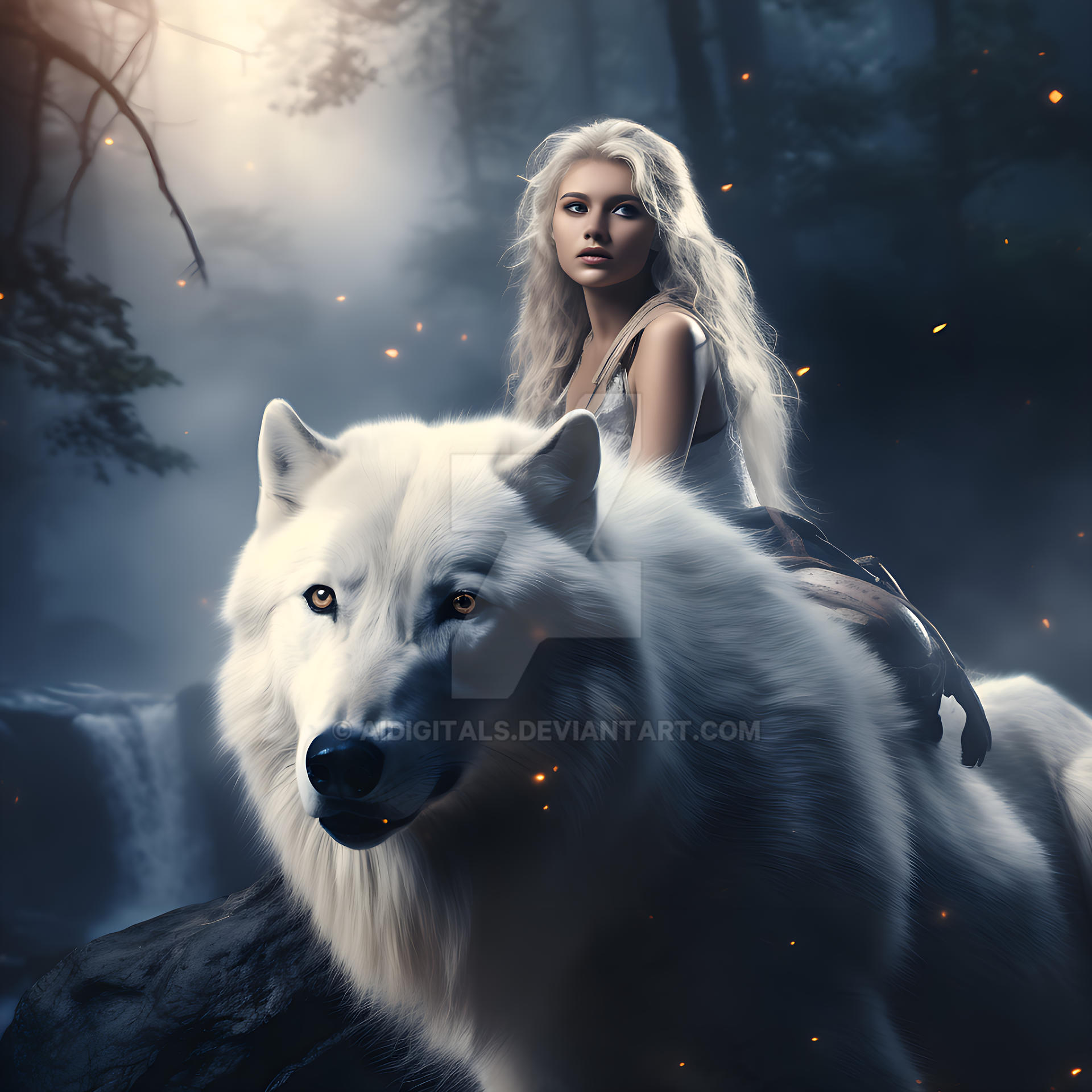 Cute Wolf girl Liandra by AiDigitals on DeviantArt