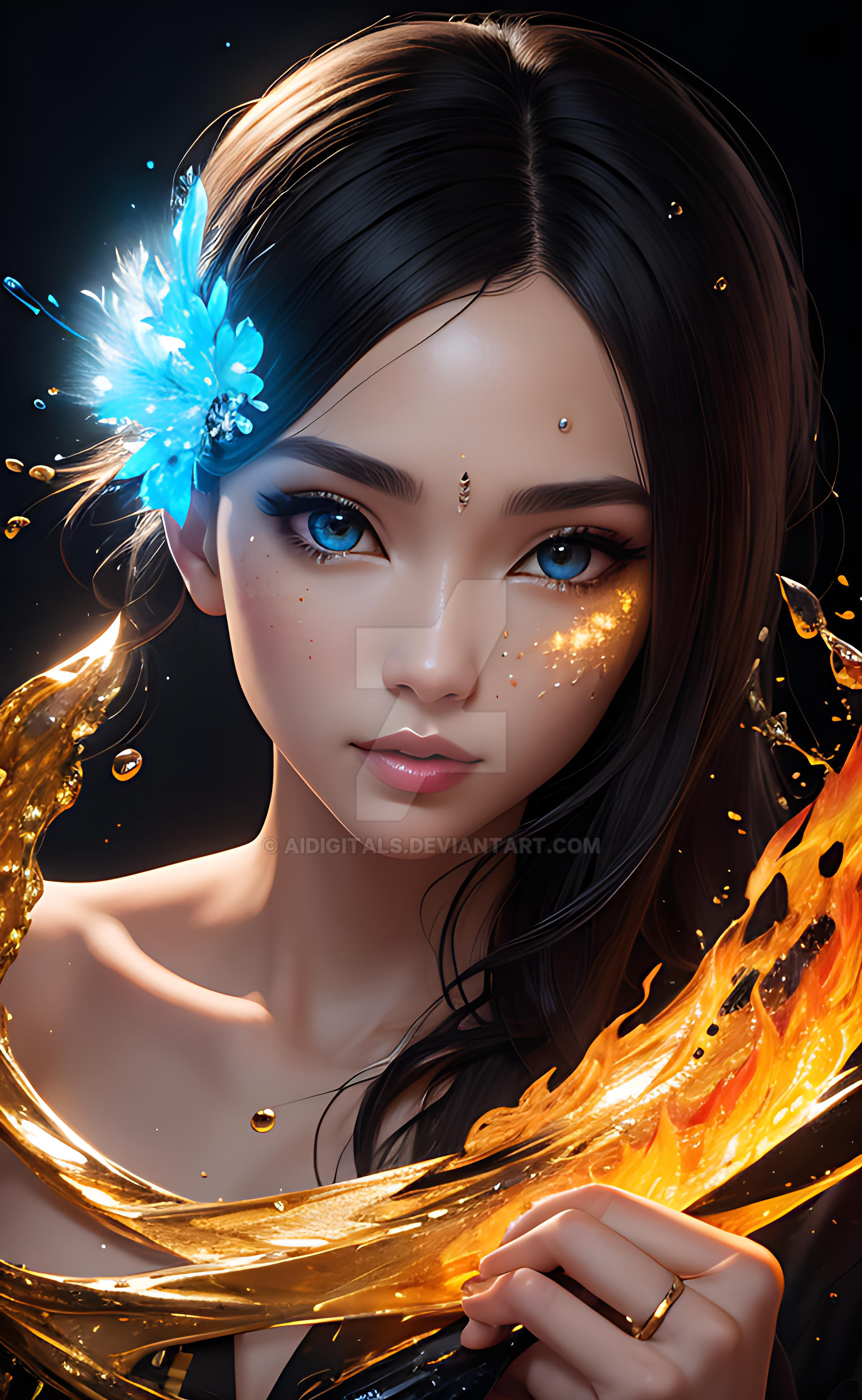 POKEMON LADY FIRE GIRL by AiDigitals on DeviantArt