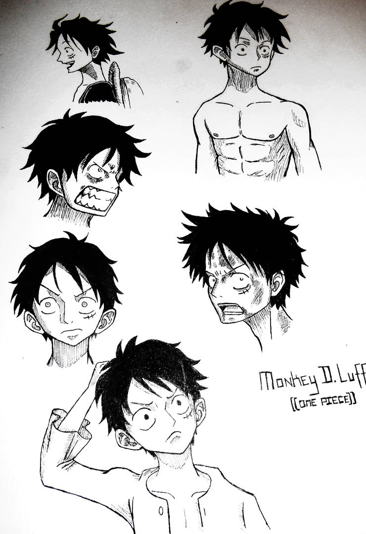 Luffy Faces by NeverKnowsBest89 on DeviantArt