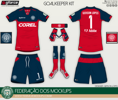 Federacao dos Mockups - Goalkeeper Kit