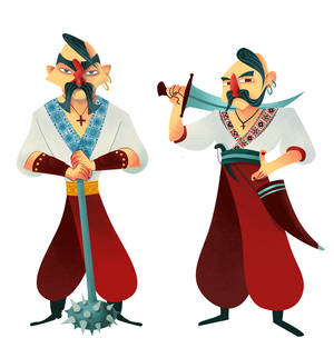 Cossack Character Design