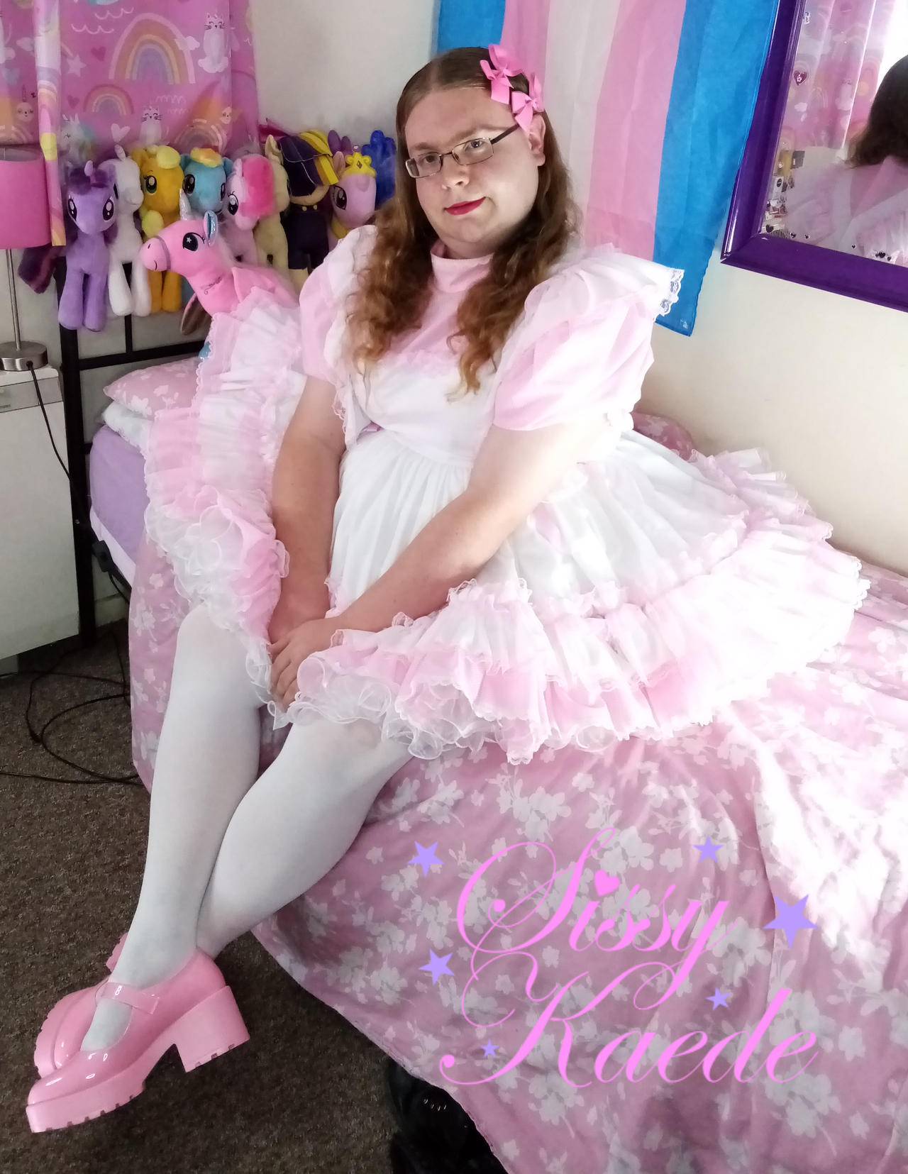 Prissy Display Pink Prissy Sissy by sissykaede on DeviantArt