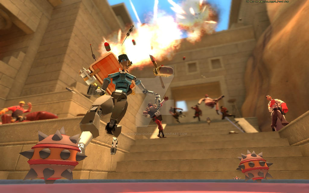 Mann vs Machine on TF2-Heavy - DeviantArt