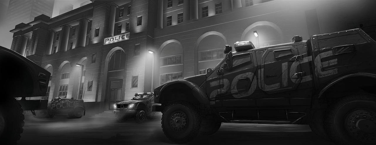 Police Station by philzero on DeviantArt