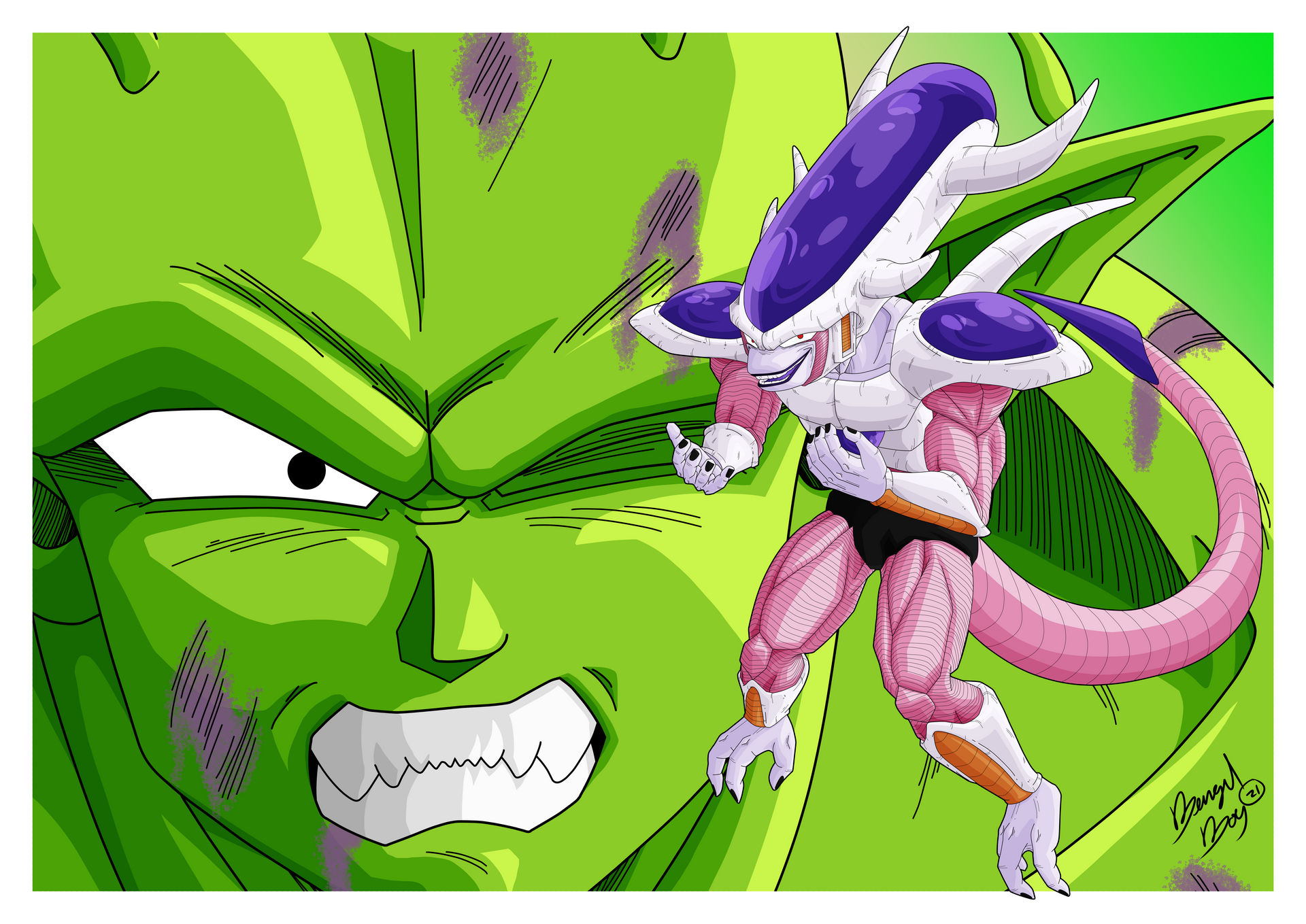 Goku ssj10 vs Cellbuzer batalla final by Gonzuk10 on DeviantArt