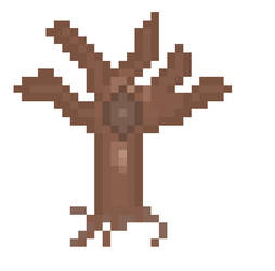 Dead Tree NPC Sprite Fourth Draft