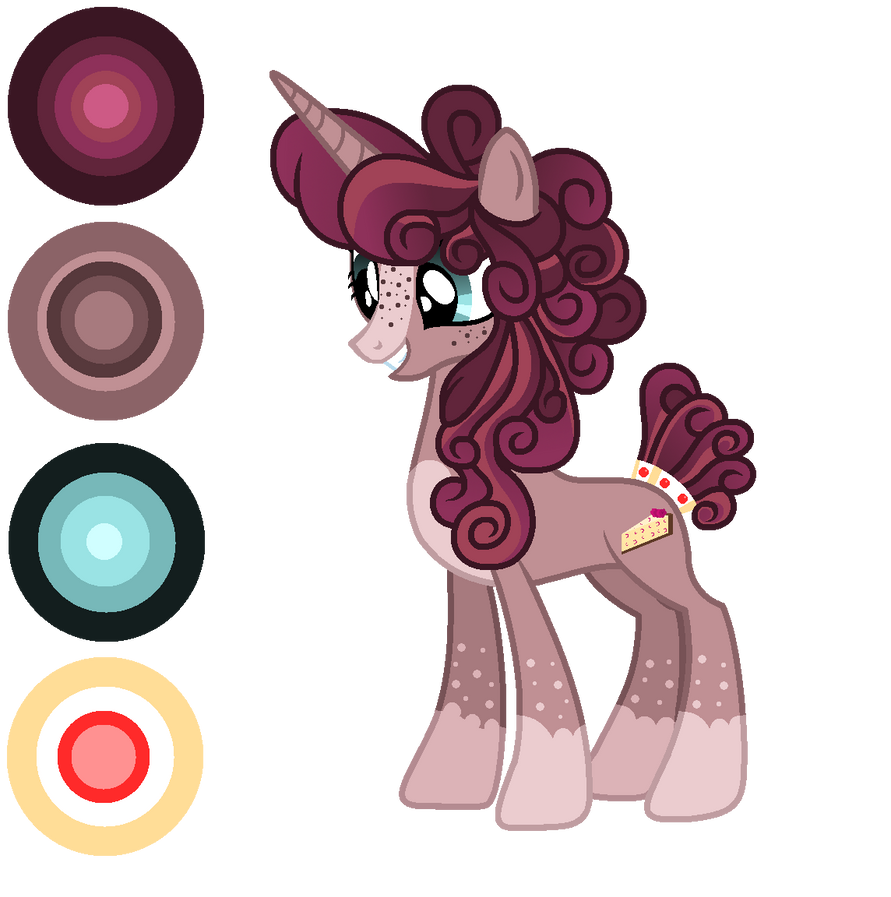 MLP FiA: Raspberry Cheesecake (Reference) by Diamond-ChiVA on DeviantArt