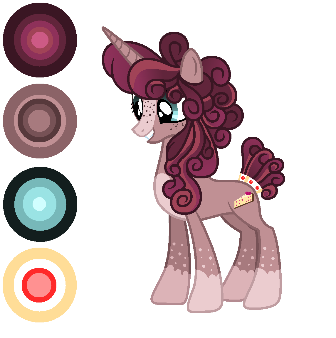 MLP FiA: Raspberry Cheesecake (Reference) by Diamond-ChiVA on DeviantArt