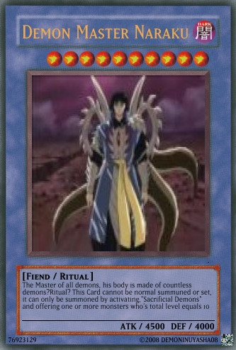 Demon Master Naraku card