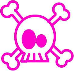 pink skull