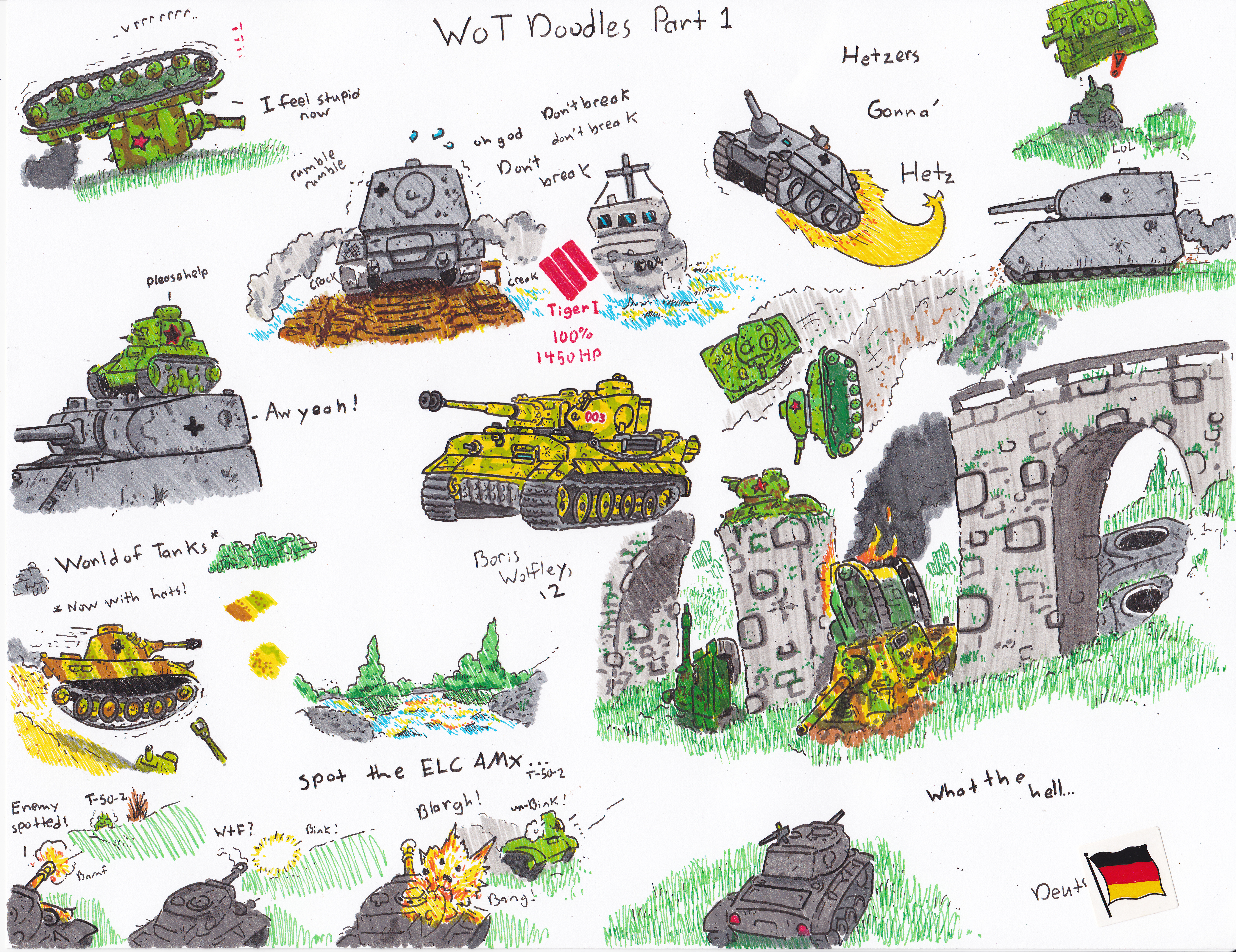 WOT doodles part 1