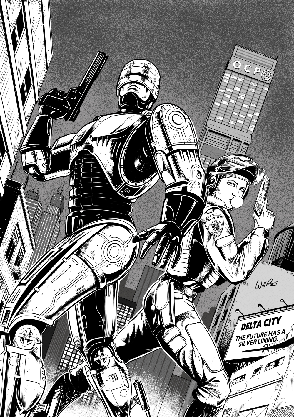 Robocop and Lewis by willrios on DeviantArt