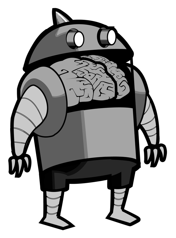 Draw R Brain Bot brainbot by robertgant on DeviantArt