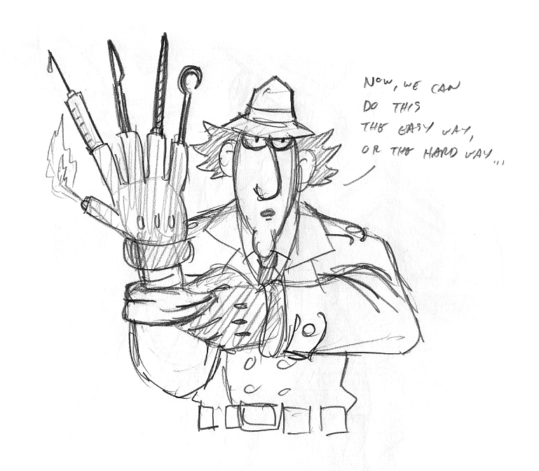 Inspector Gadget Torture sktch