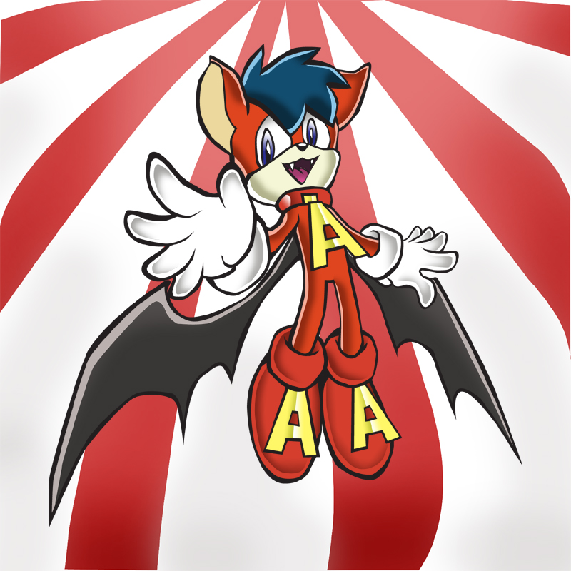 Aero the Acrobat, Sonic style