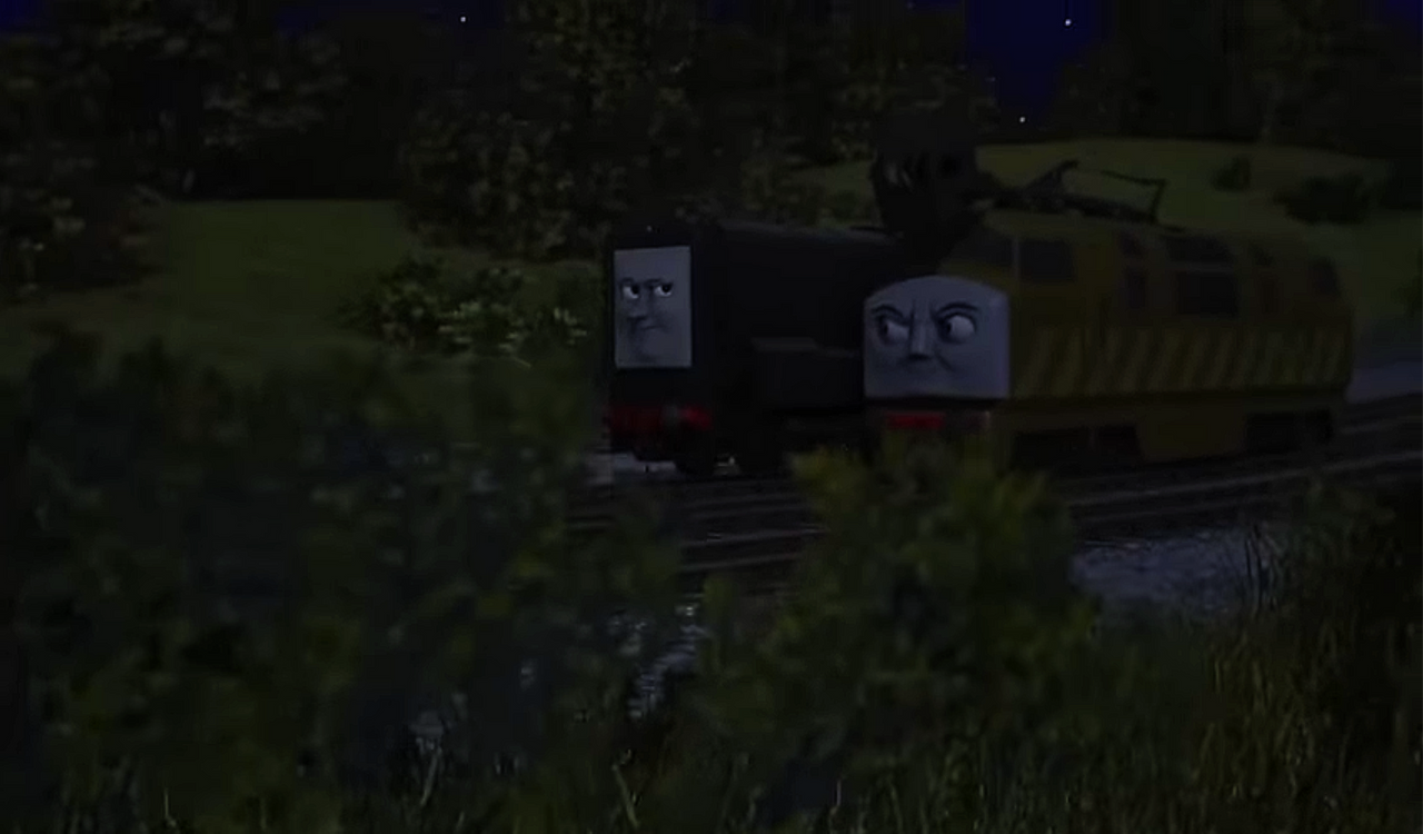 Diesel and Diesel 10 in CGI Trainz style at night by davidtjbrennan on ...