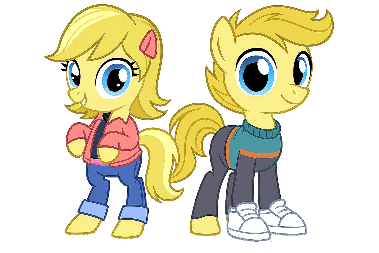 Sarah and James Jones as a filly and colt MLP FIM by davidtjbrennan on ...