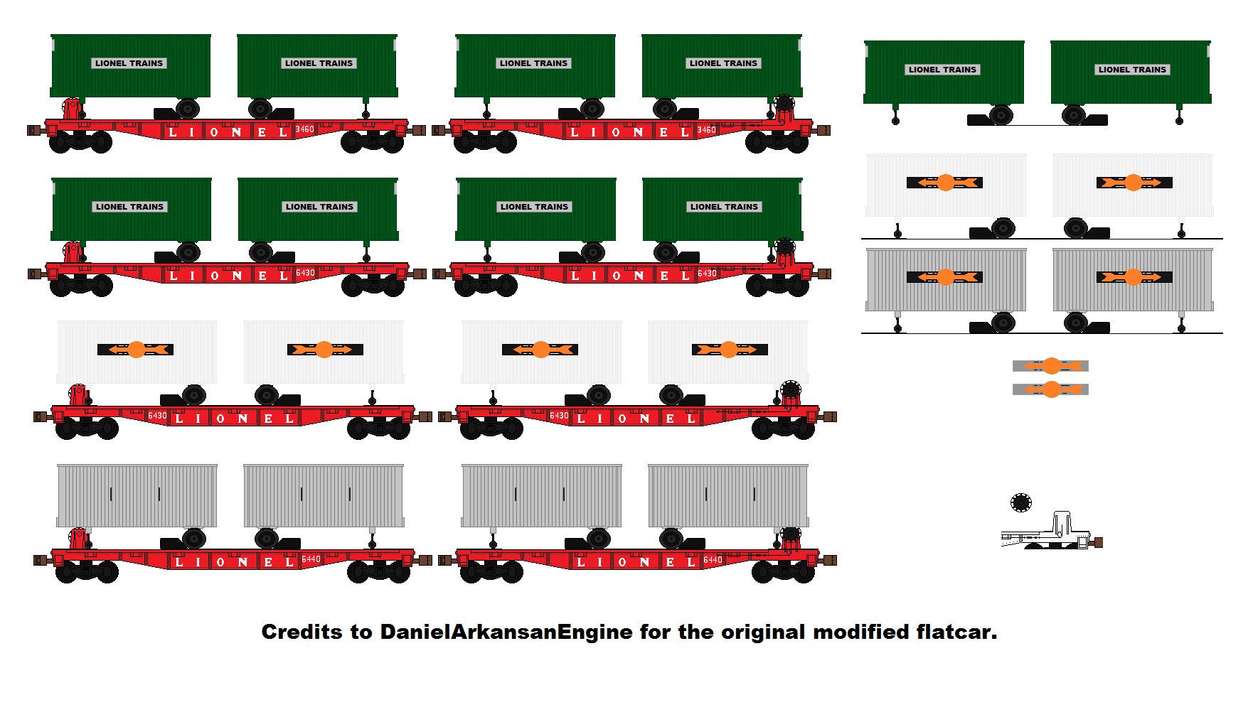 Lionel Postwar Trailer Flatcars by TNO-794 on DeviantArt