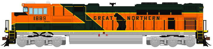 Lionel #38744 ''Great Northern'' Heritage SD70ACe